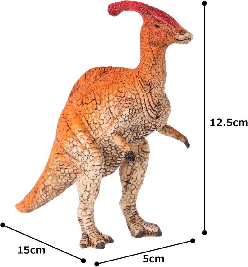 Mojo Parasaurolophus Red Dinosaur Figurine - Image 2